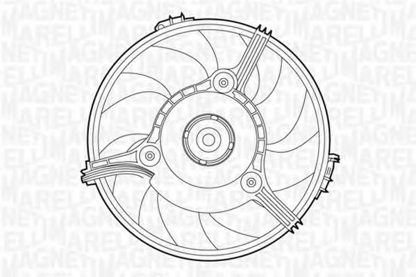 Вентилятор охлаждения двигателя MAGNETI MARELLI 069422263010