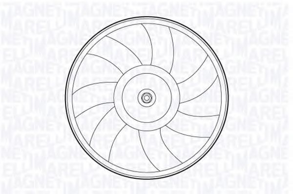 Вентилятор охлаждения двигателя OPEL 13331015