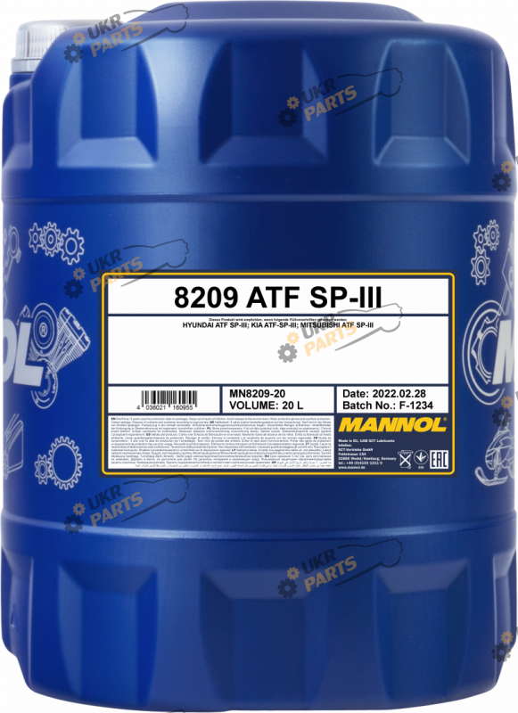 Масло трансмиссионное Mannol O.E.M. for Toyota Lexus 20 л (MN8209-20)