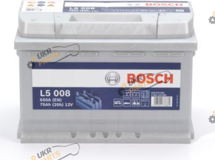 Автомобильный аккумулятор Bosch L5 008 75 Ач (0 092 L50 080)