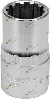 Головка Spline Yato квадрат 1/2