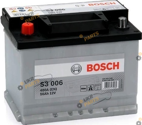 Автомобильный аккумулятор Bosch S3 (S3 006) 480 А 56 Ач (0092S30060)