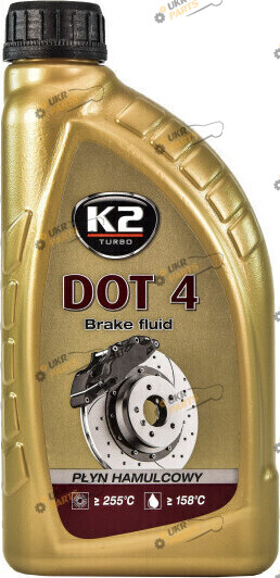 Тормозная жидкость K2 DOT 4 0.5 л (T104)