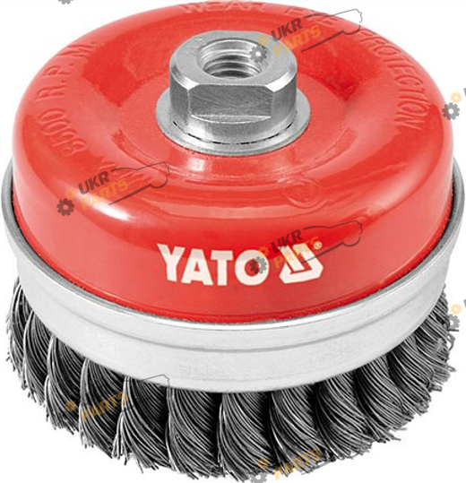 Щетка чашечная Yato крацовка, Ø=75мм (YT-4768)