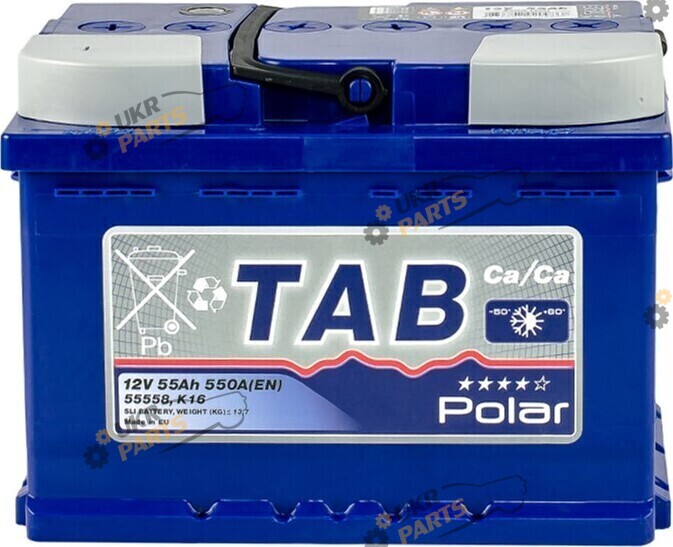 Автомобильный аккумулятор TAB Polar Blue 55 Ач (121 155)