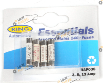 Набор предохранителей Ring 240V 4 шт (RAP038)
