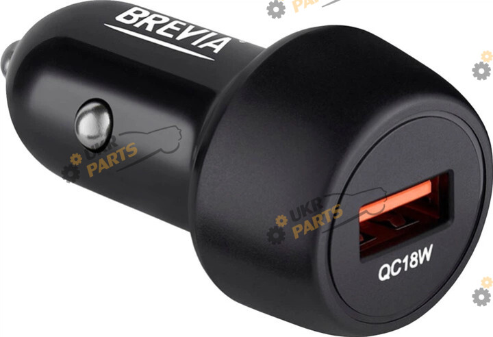 Зарядное устройство Brevia 12-24V 18W USB (46018UB)