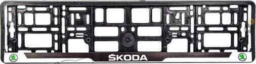 Номерная рамка Skoda Winso (000221)