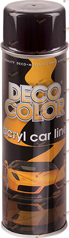 Аэрозольная краска Deco Color акрилова /чорний блиск 500 мл (67084/720491)