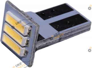 Лампочка AllLight T10 3 диода 7014 W2,1x9,5d 12V (керамический цоколь) (29018600)