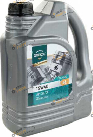 Моторное масло Brexol TECHNO 15W-40 4 л (48391051019)