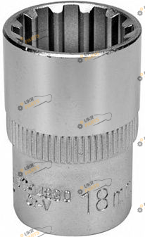 Головка Spline Yato квадрат 1/2