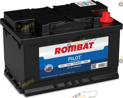 Автомобильный аккумулятор Rombat Pilot 75 Ач (P375N)