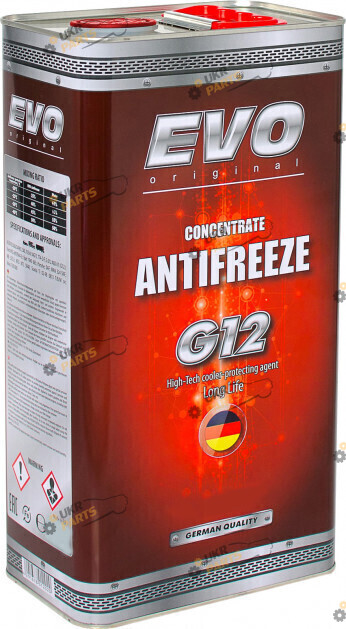 Концентрат антифриза EVO Long Life G12 красный 10 л (G12RED10KGx2)