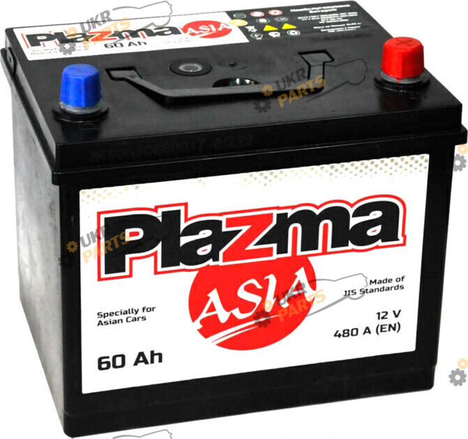 Автомобильный аккумулятор Plazma 6СТ-60 Asia 600 А 60 Ач (560 63 14)