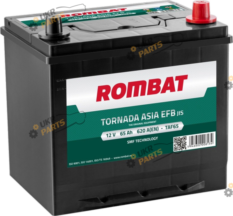 Автомобильный аккумулятор Rombat TORNADA ASIA EFB 65 Ач (TAF65)