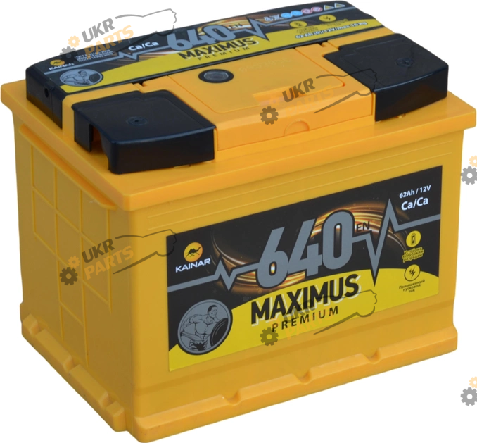 Автомобильный аккумулятор Kainar MAXIMUS Premium (-/+) EN640 62 Ач (СТ-00089203)