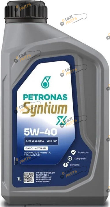 Моторное масло Petronas Petronas Syntium X 5W-40 1 л (70983E18EU)