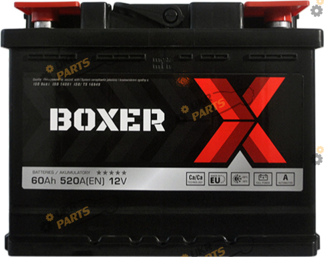 Автомобильный аккумулятор Boxer 60 Ач (555 80bx)