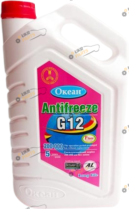Антифриз Океан GRS-40 G12 красный 5 л (4820046671516)