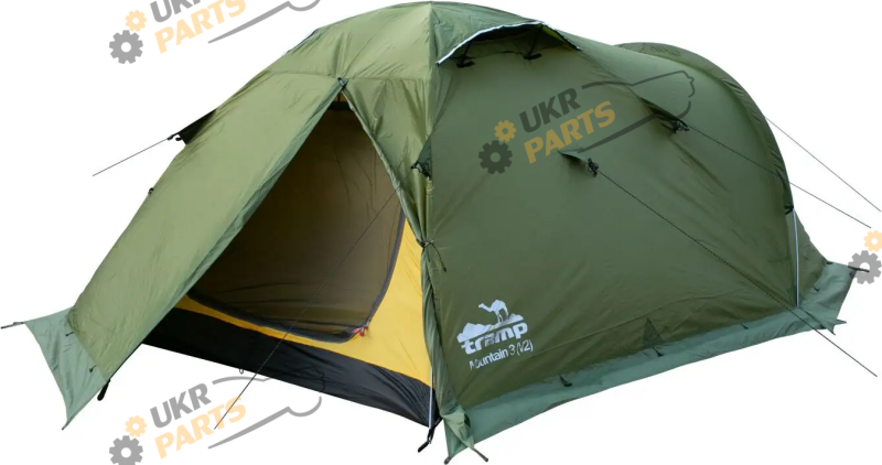 Экспедиционная палатка Tramp Mountain 3 (V2) Зеленая (UTRT-023-green)