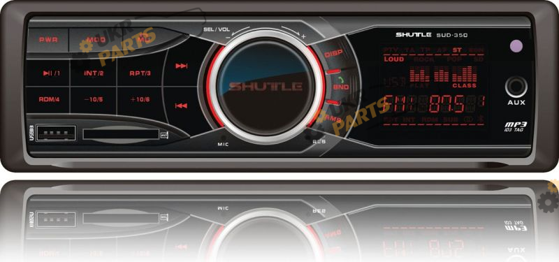 Бездисковая автомагнитола Shuttle SUD-350 Black/Red (SUD-350 Black/Red)