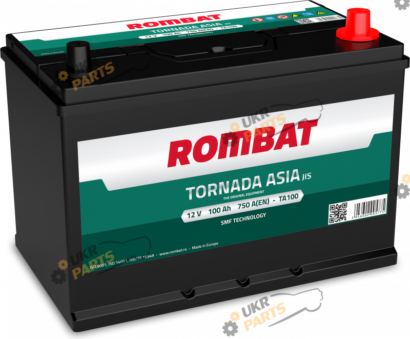 Автомобильный аккумулятор Rombat TORNADA ASIA 100 Ач (TA100)