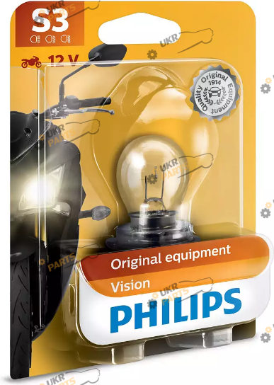 LED лампа Philips Vision Moto +30% P26s 15 Bт (77381430)