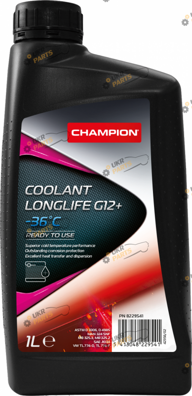 Антифриз Champion COOLANT LONGLIFE G12+ 1 л (8229541)