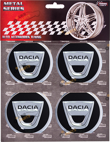 Эмблема на колпак SJS Ø 60мм (4 шт.) Dacia (43976)