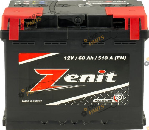 Автомобильный аккумулятор Zenit Euro 60 Ач (WPR060-00)