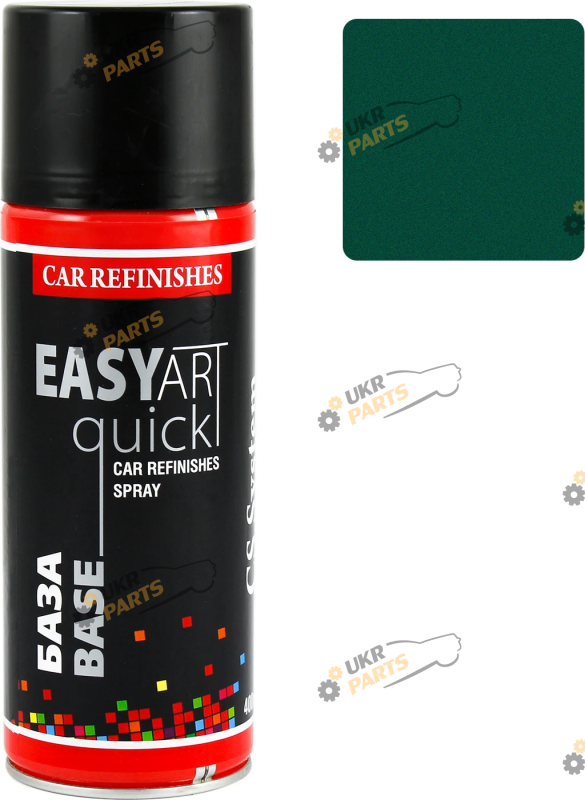 Аэрозольная краска CS System Easy Art Quick Base Daewoo 42 U зеленый металлик 400 мл (CS142U)