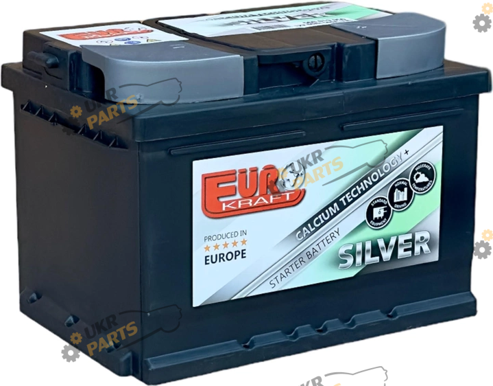 Автомобильный аккумулятор Monbat EUROKRAFT SILVER (-/+) низкий EN560 60 Ач (СТ-00158584)