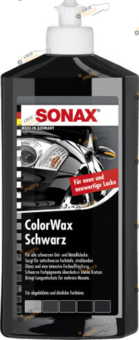 Воск для кузова Sonax ColorWax Schwarz 0.5 л (298200)