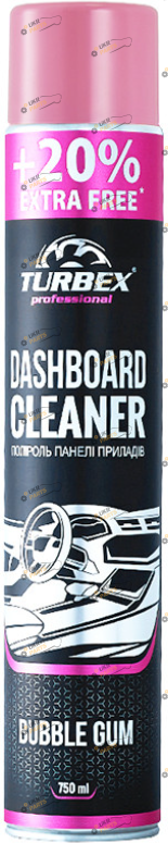 Полироль для торпеды Turbex Dashboard Cleaner Bubble Gum 0.75 л (TR00693)