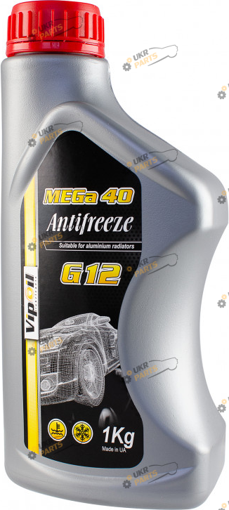 Антифриз Vipoil MEGA 40 G12 красный 1 л (701431)