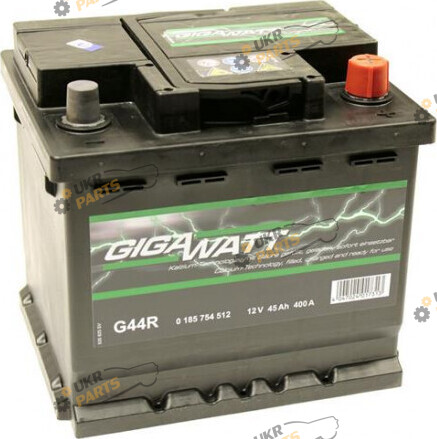 Автомобильный аккумулятор Gigawatt R+ 400 А 45 Ач (0185754512)