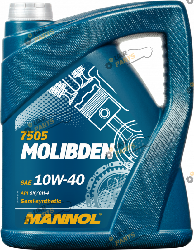 Моторное масло Mannol Molibden 10W-40 5 л (7505)