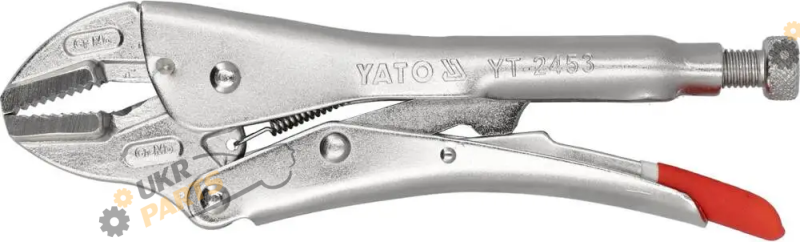 Клещи зажимные Yato с фиксатором, L= 250 мм (YT-2453)