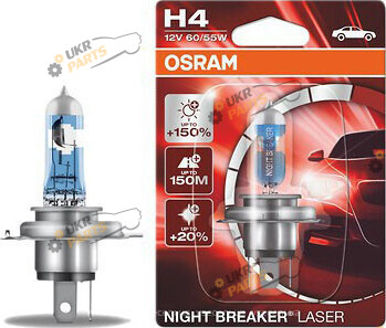 Галогеновая лампа Osram NIGHT BREAKER LASER H4 1 шт (4052899991101)