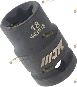 Головка ударная Torx E JTC квадрат 1/2