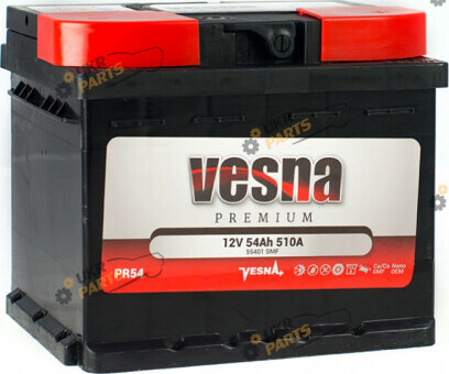 Автомобильный аккумулятор Vesna Premium Euro 54 Ач (415 254S)