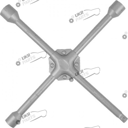 Крестовой ключ Intertool усиленный 17, 19, 1/2