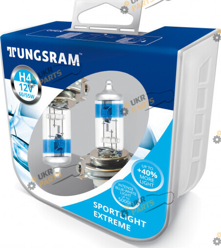 Галогеновая лампа Tungsram Sportlight Extreme 5000 K H4 2 шт (50440SUP.2D)