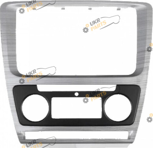 Переходная рамка Skoda Octavia 2008-2013 Auto Air-Cond Grey-HQ 2 din (22240)