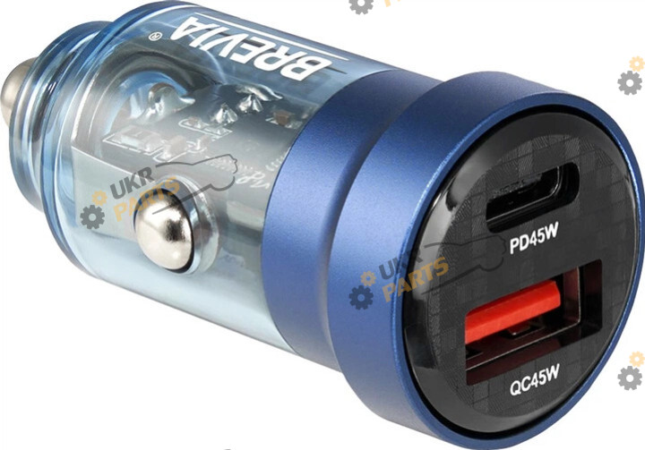Зарядное устройство Brevia DualCharge 45W Type-C (46545CABL)