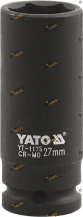 Головка торцевая удлиненная Yato квадрат 1/2
