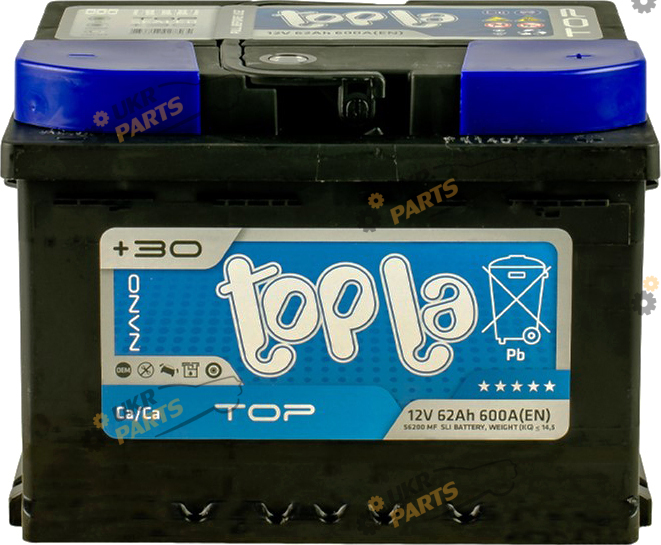 Автомобильный аккумулятор Topla TOP Euro 62 Ач (118 662)