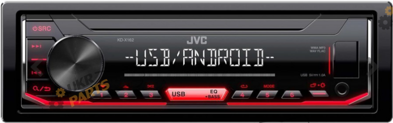 Бездисковая автомагнитола JVC KD-X162R (KD-X 162R)