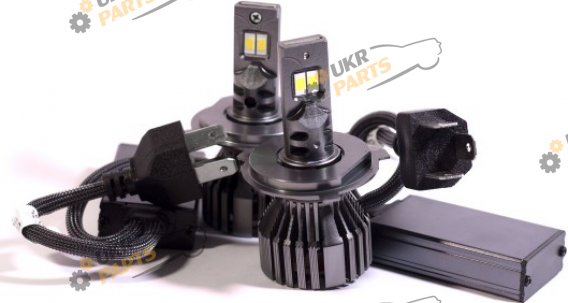 LED лампа HeadLight FocusBeam H4 12-24V 110W/set 6500K +100% more light H4 55 Вт (37006504)